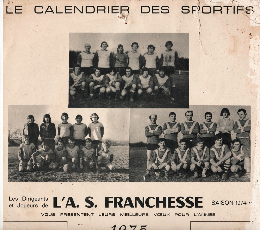 calendrier 1975