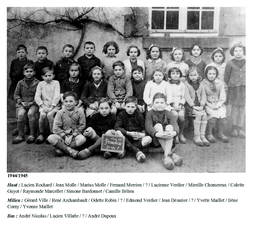 1944 45 photo et noms