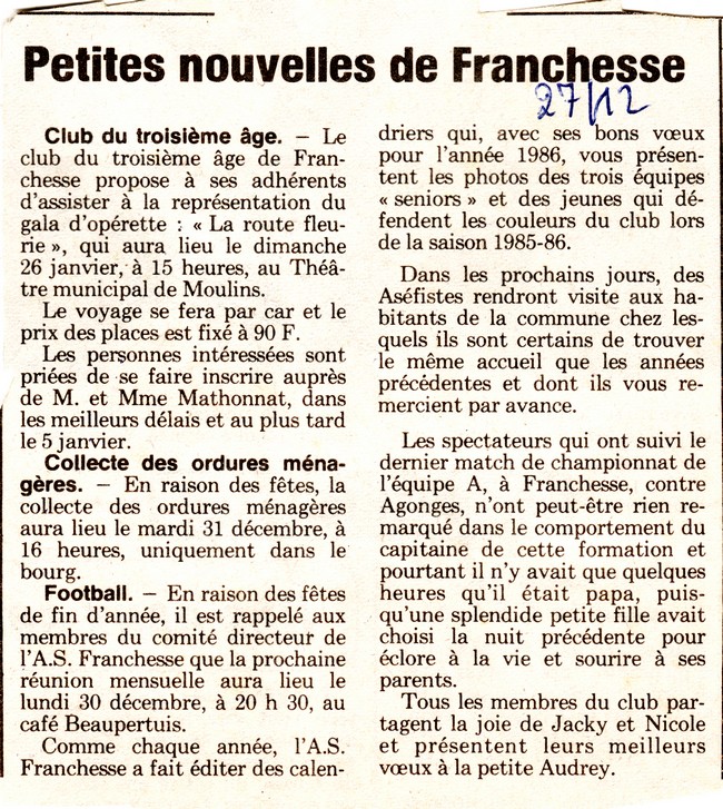 divers 27 decembre 1985