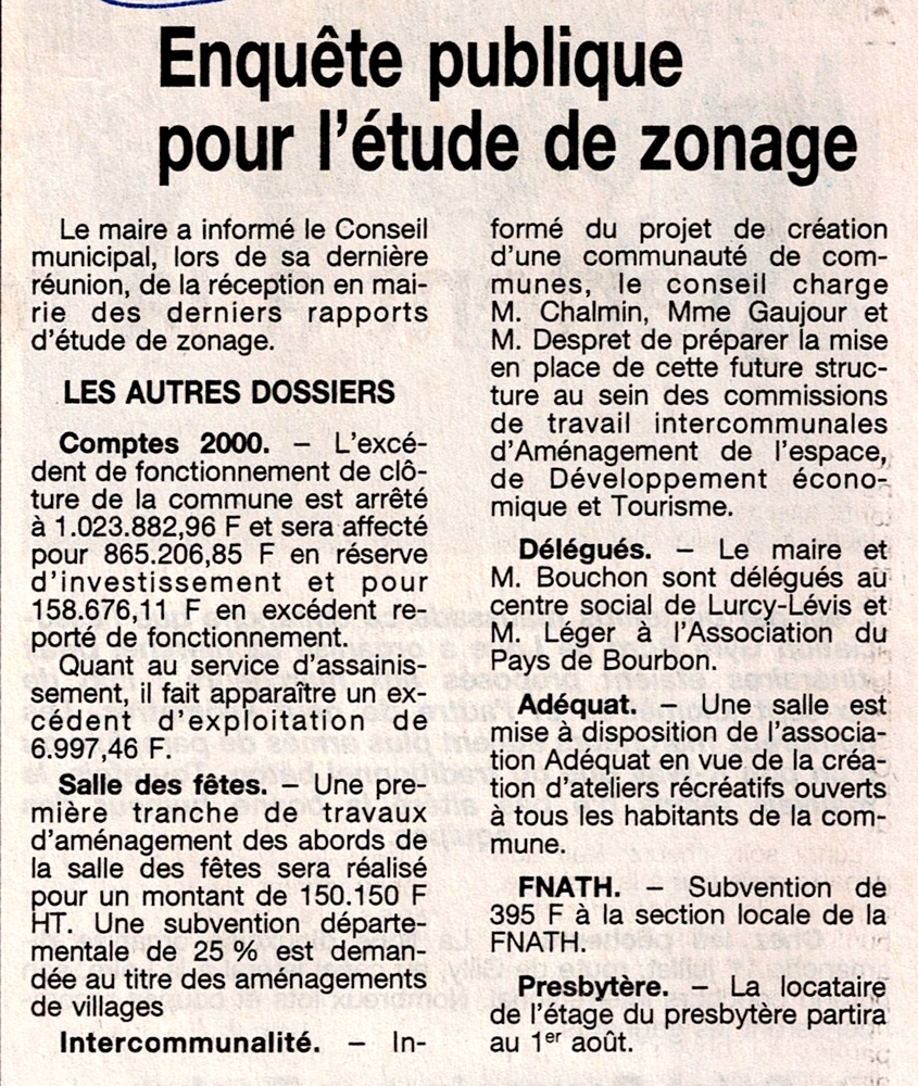 20 juin 2001