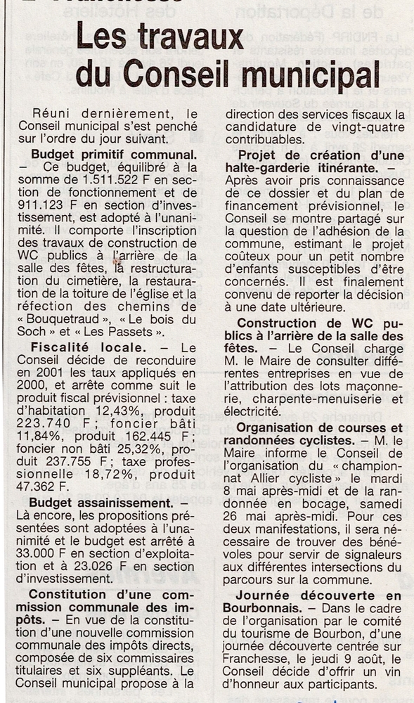 23 avril 2001