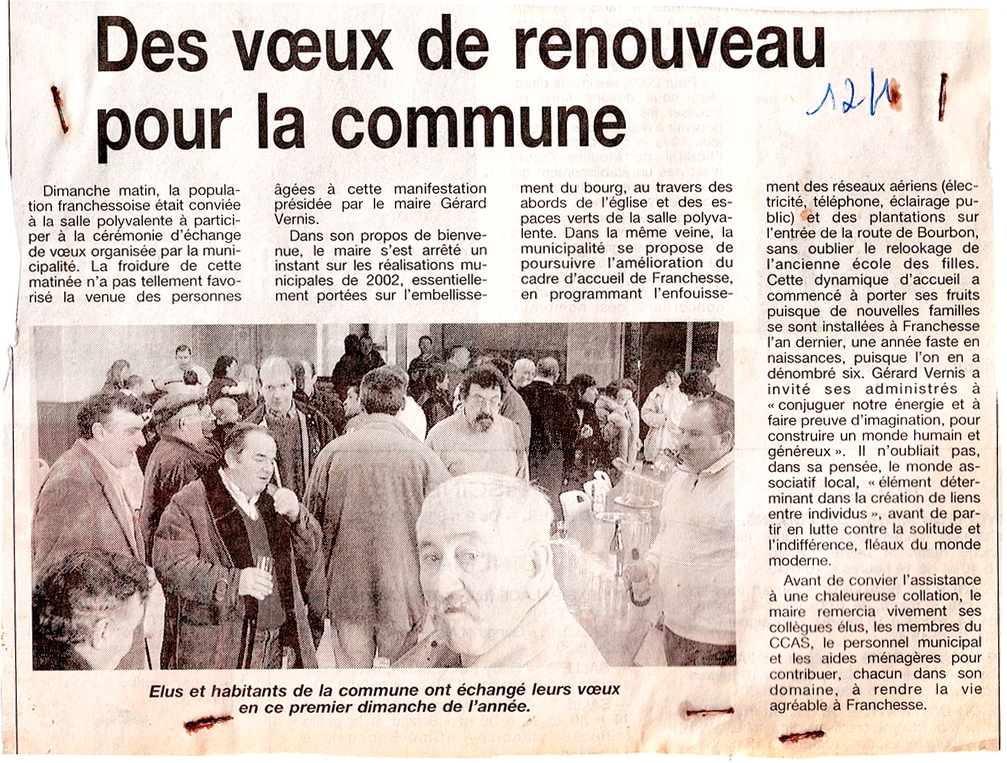 12 janvier 2003