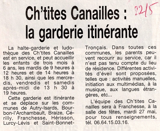 22 mai 2003