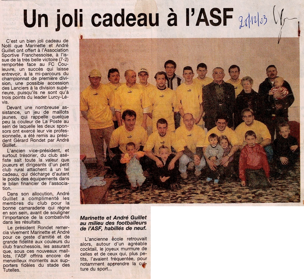 28 decembre 2003