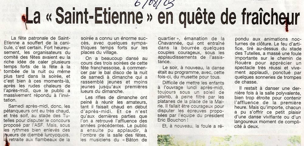 6 aout 2003