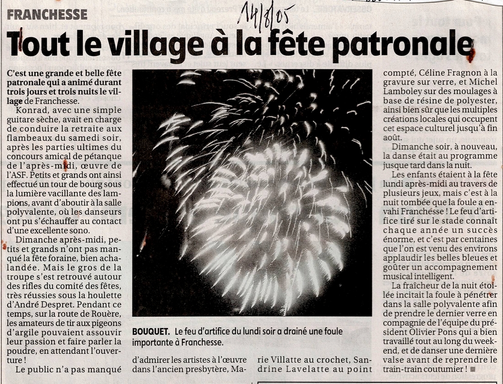 14 aout 2005