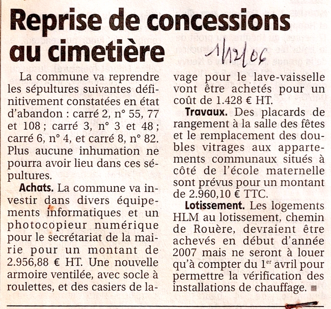 1 decembre 2006